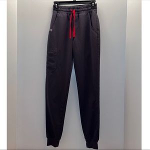 FIGS Charcoal Zamora XXS Tall Scrub Bottom